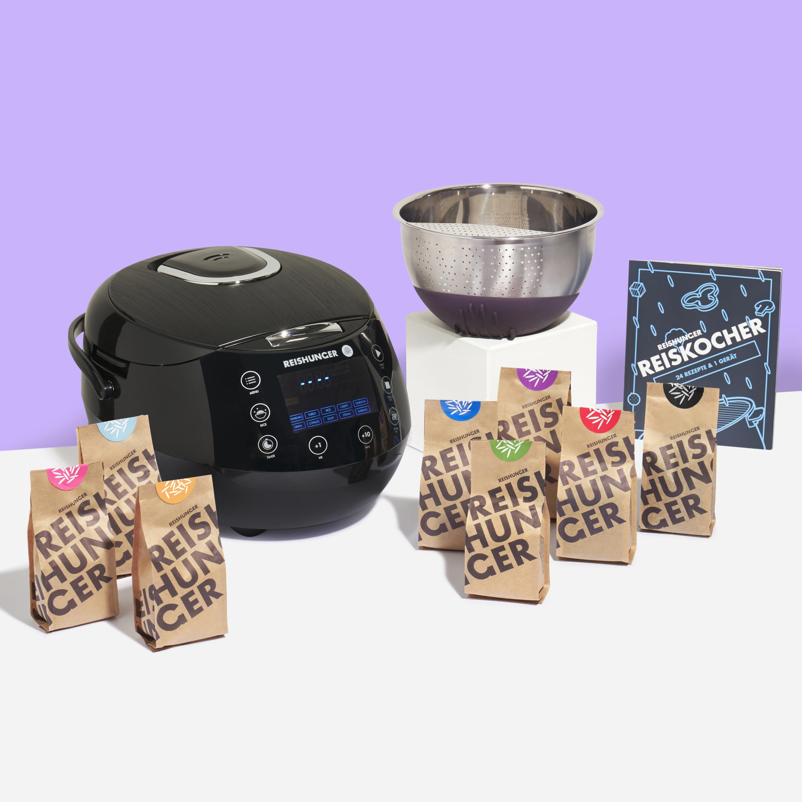 reishunger-digitaler-reiskocher-dampfgarer-schwarz-1-5l-starter-set image 2