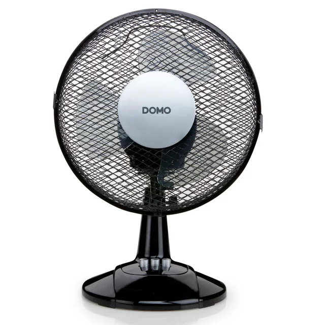 domo-do8138-tischventilator-schwarz-23-cm-2-stufen-mit-oszillation image 1