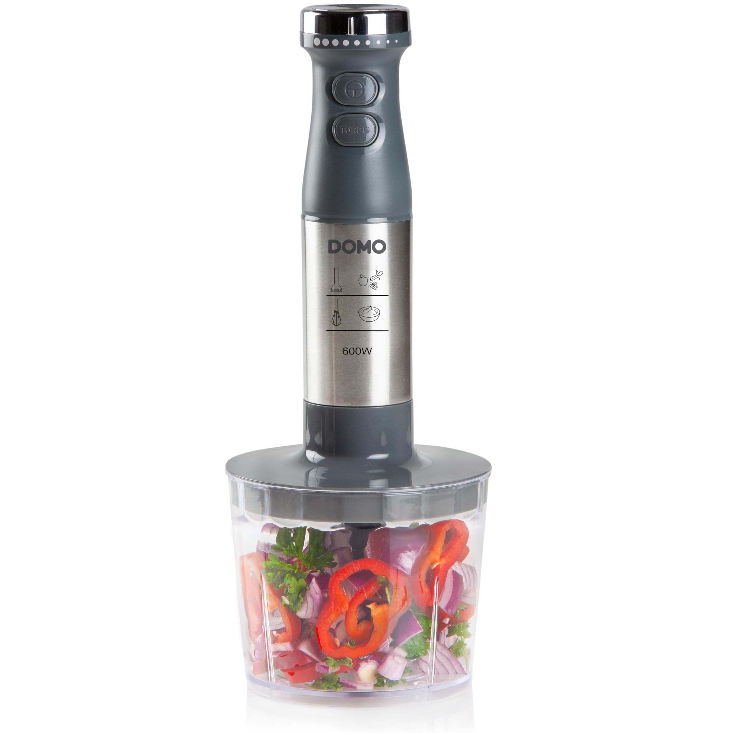 domo-do9226m-stabmixer-set-3-in-1-600w-grau-inox-mit-zerkleinerer image 6