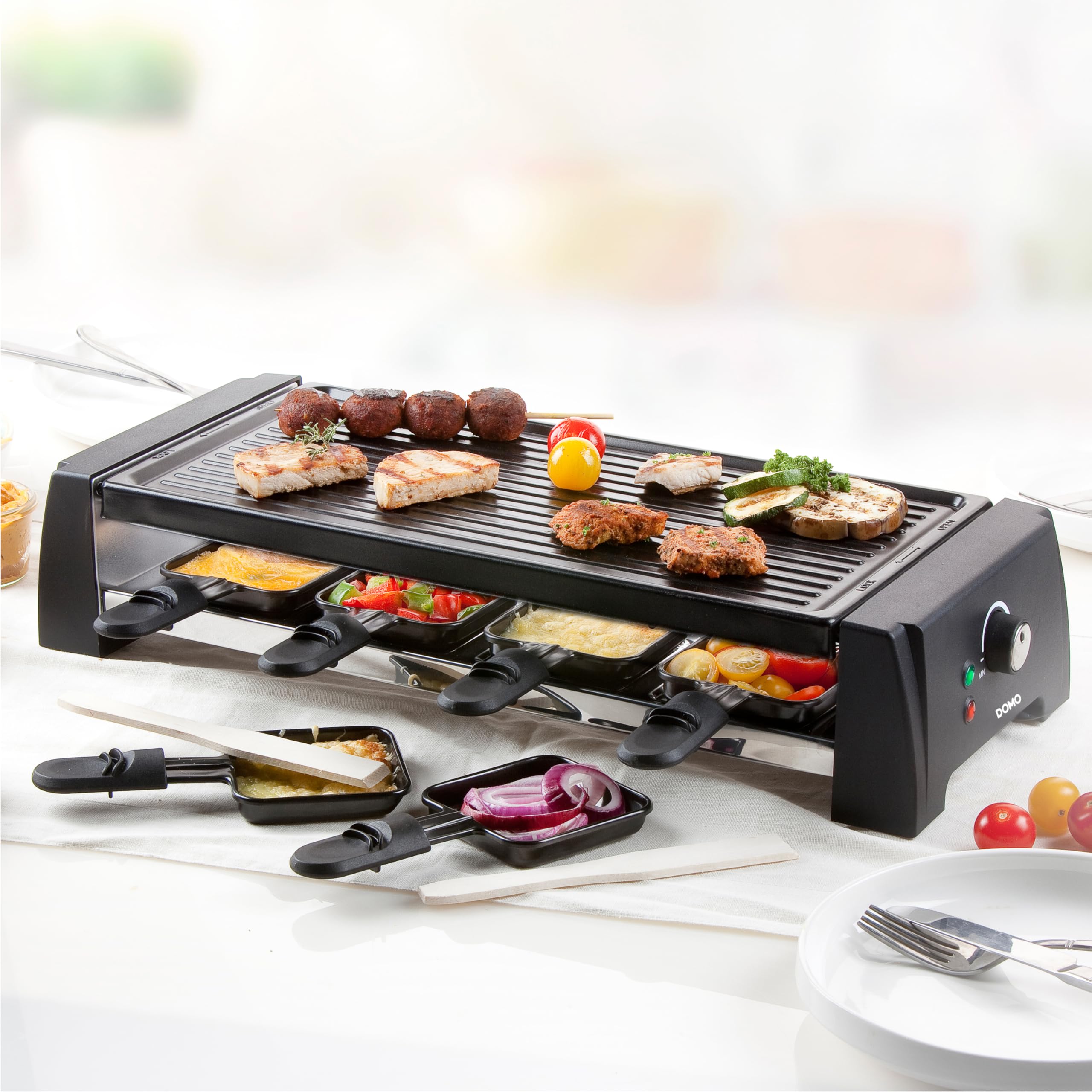 domo-raclette-do9189g-mit-wechselplatte-8-personen-1200-w image 7