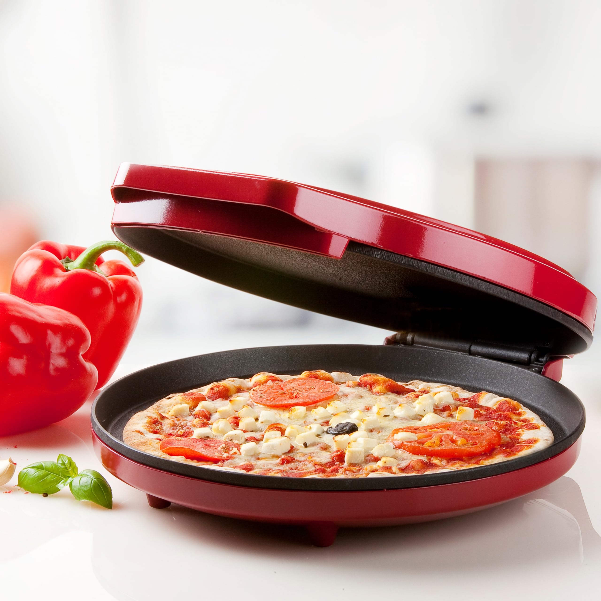 domo-do1099pz-express-pizzaofen-30-cm-1450-w-rot image 2