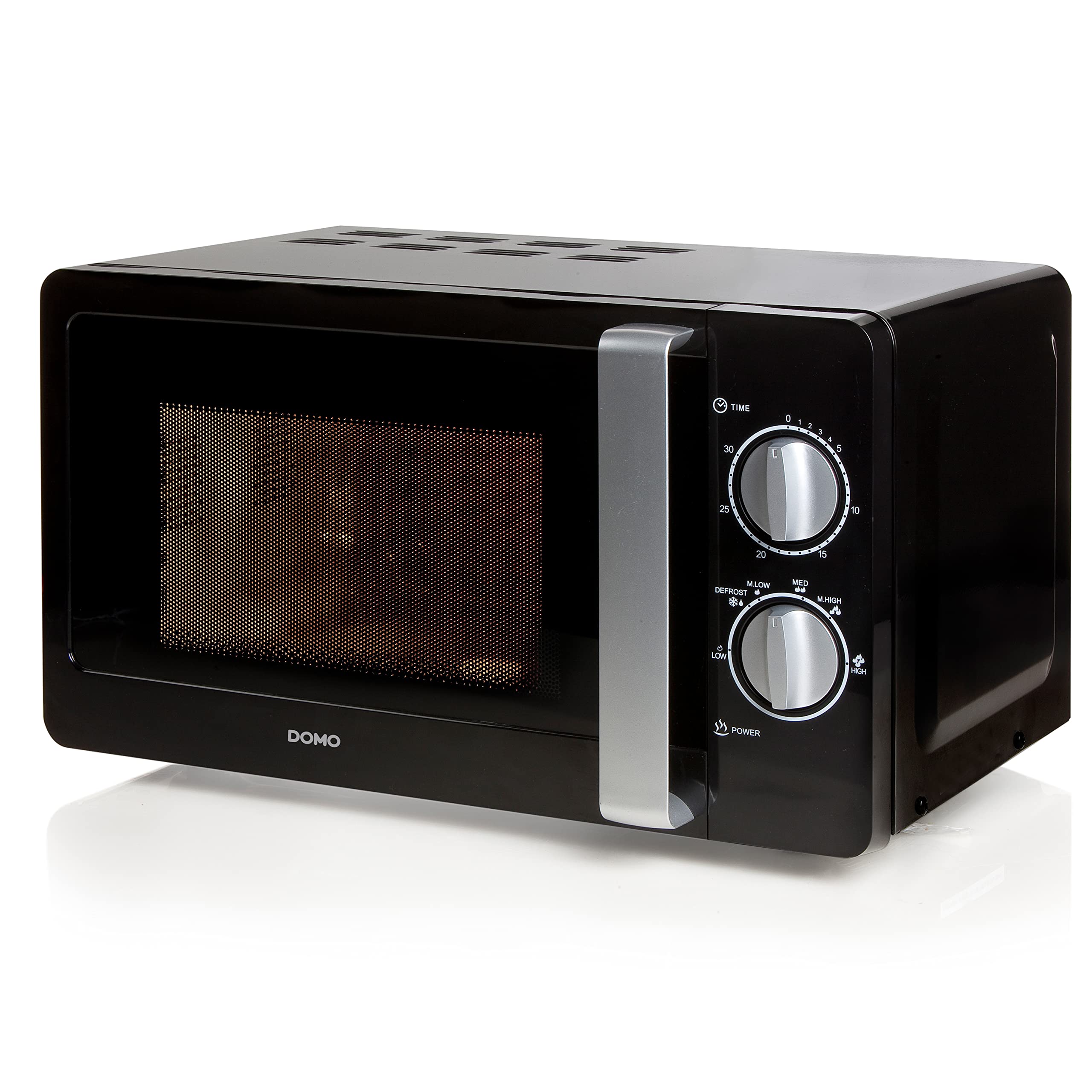 domo-do2420-mikrowelle-20-liter-700-w-schwarz image 1