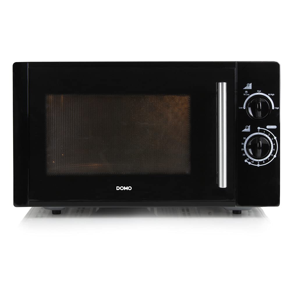 domo-mikrowelle-do1058-schwarz-28-liter-900-watt image 1
