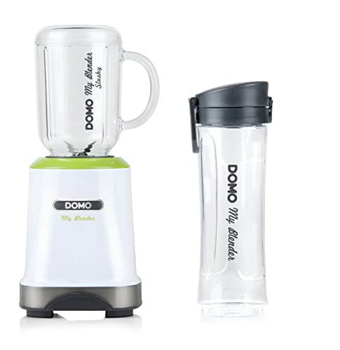domo-do713bl-my-blender-slushy-standmixer-300w-wei-gr-n-mit-600ml-flasche image 4