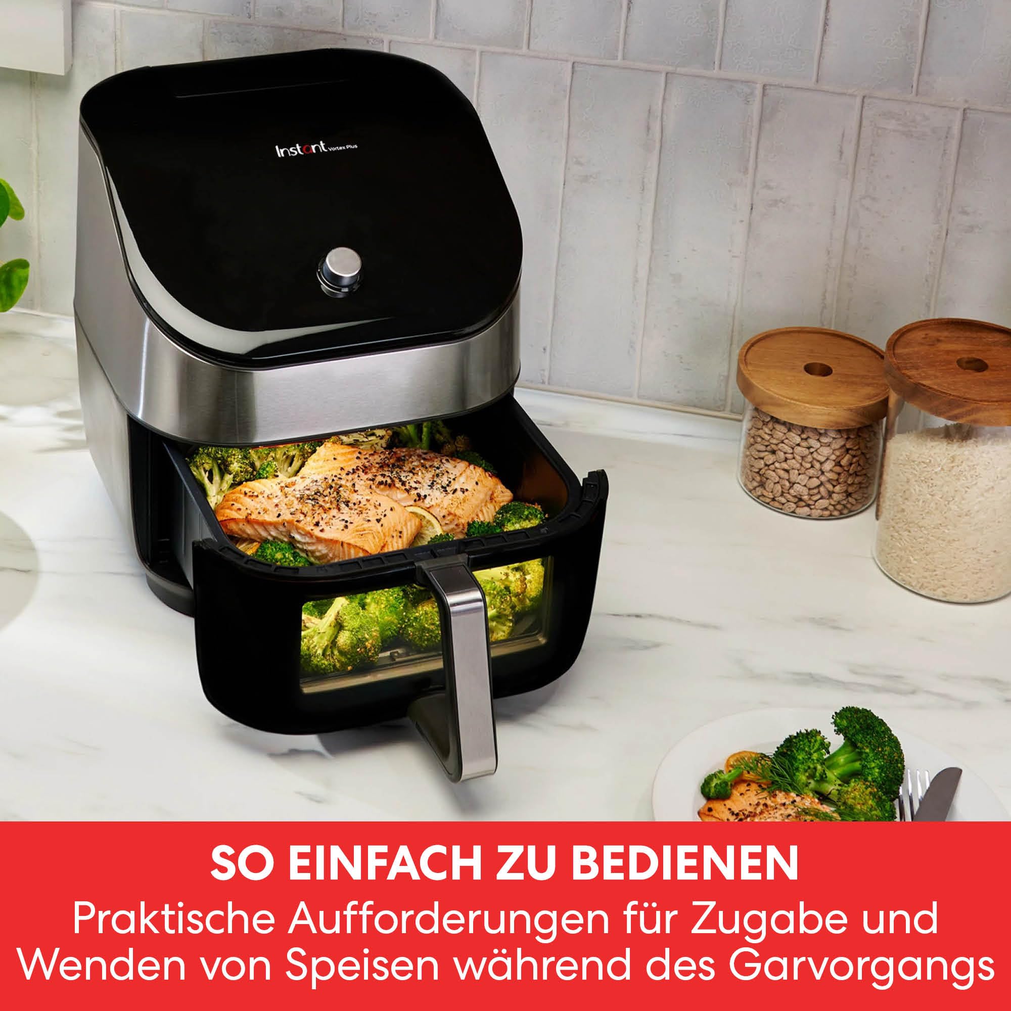 instant-pot-vortex-plus-5-7l-hei-luftfritteuse-mit-clearcook-edelstahl image 4