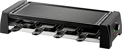 domo-do1003g-raclette-grill-8-pf-nnchen-antihaft-schwarz-grau image 2