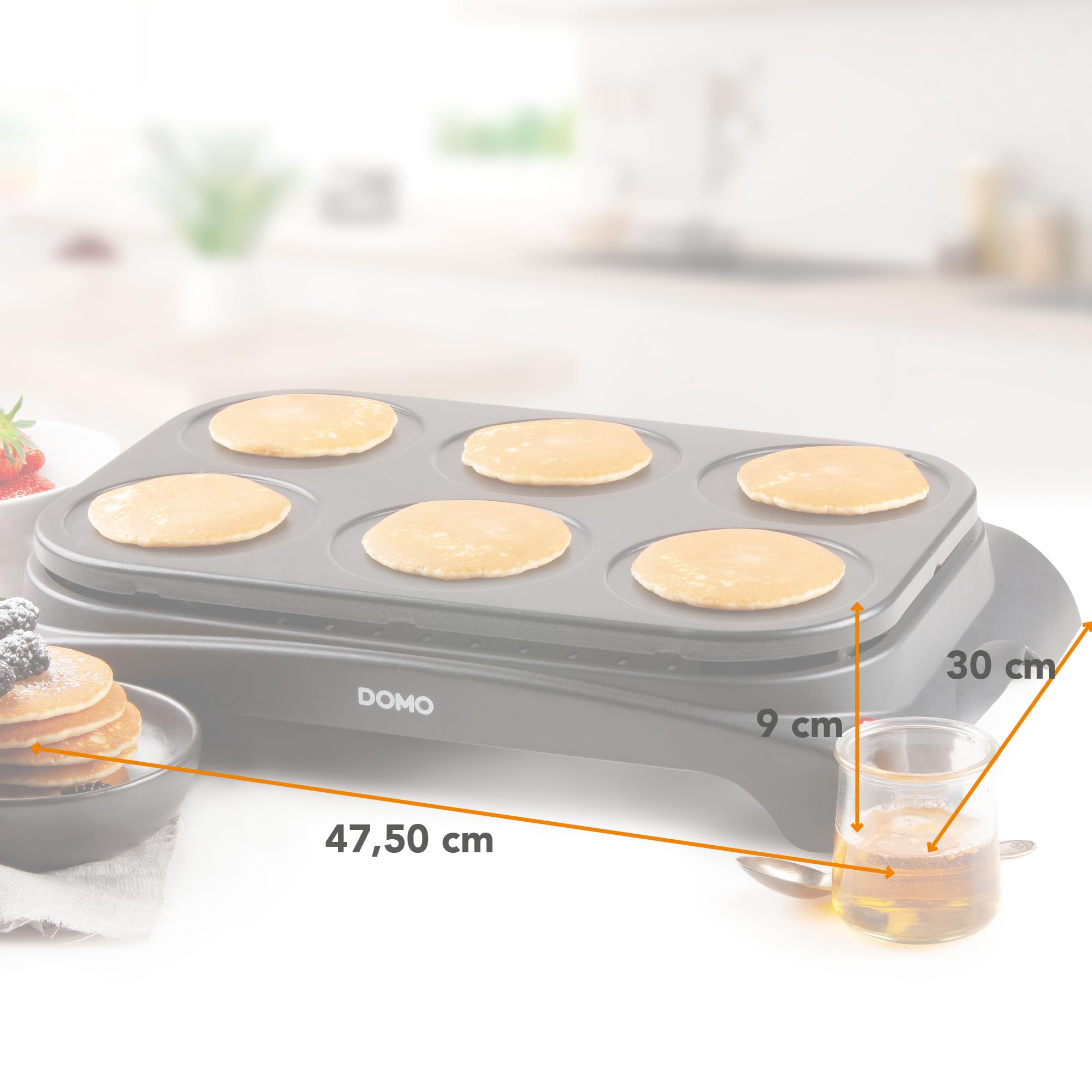 domo-pancake-maker-f-r-6-pancakes-11-5-cm-1000-w image 5