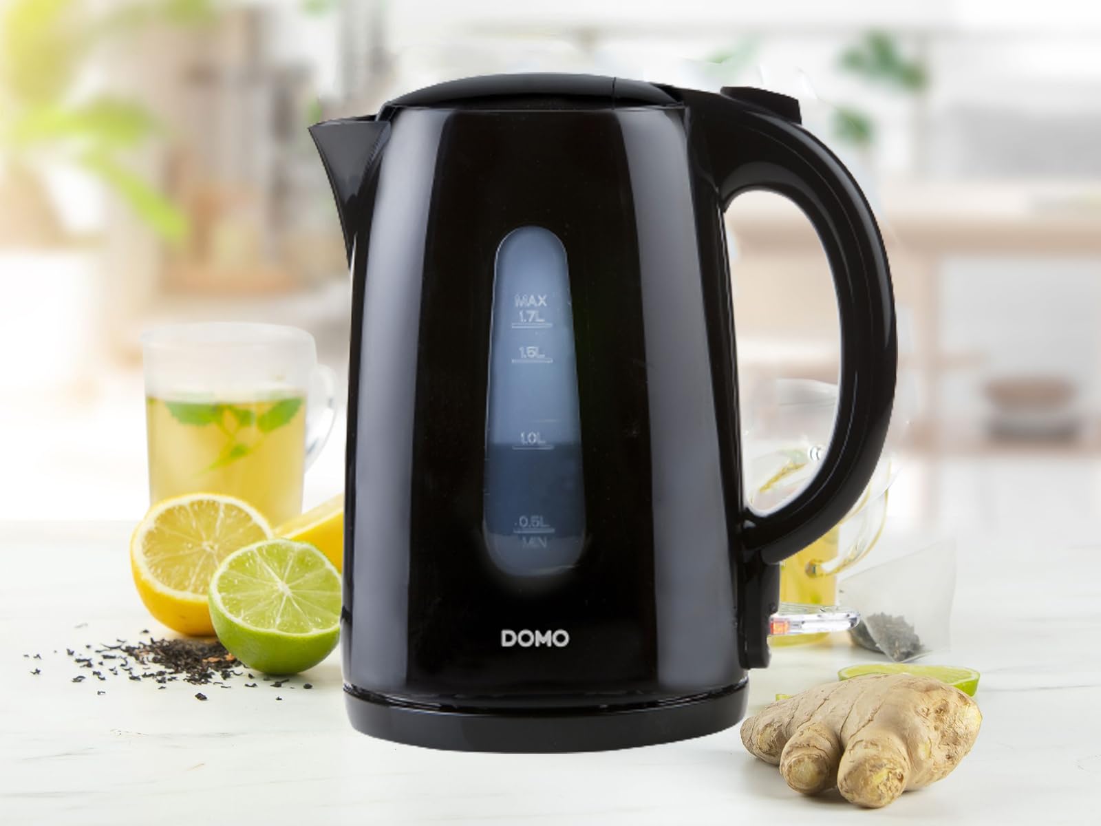 domo-do9194wk-wasserkocher-1-7-l-schwarz image 2