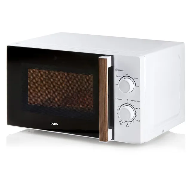 domo-do1057-mikrowelle-20-liter-700-w-wei-holzgriff image 1