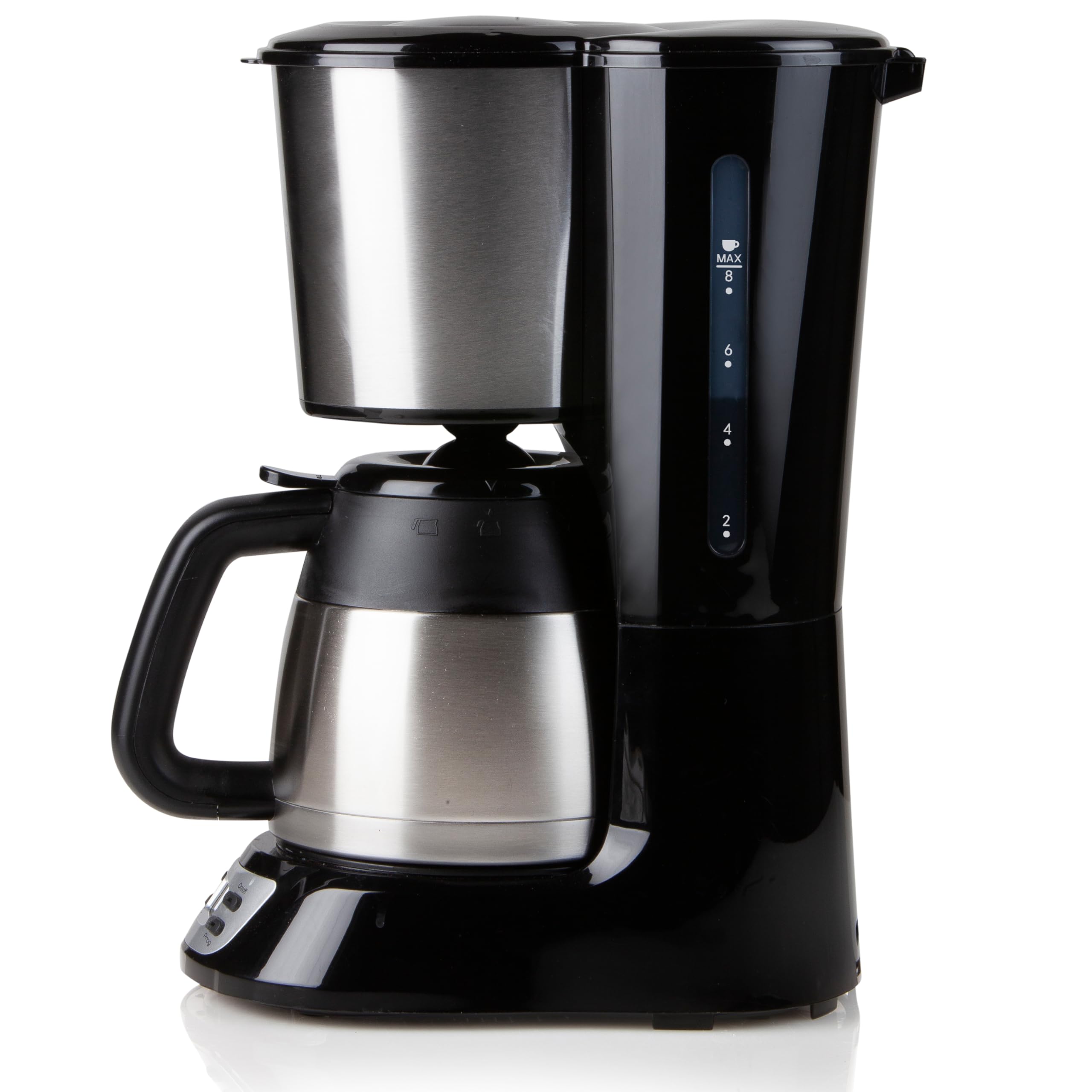 domo-do709k-filterkaffeemaschine-1-l-8-tassen-schwarz-edelstahl image 3